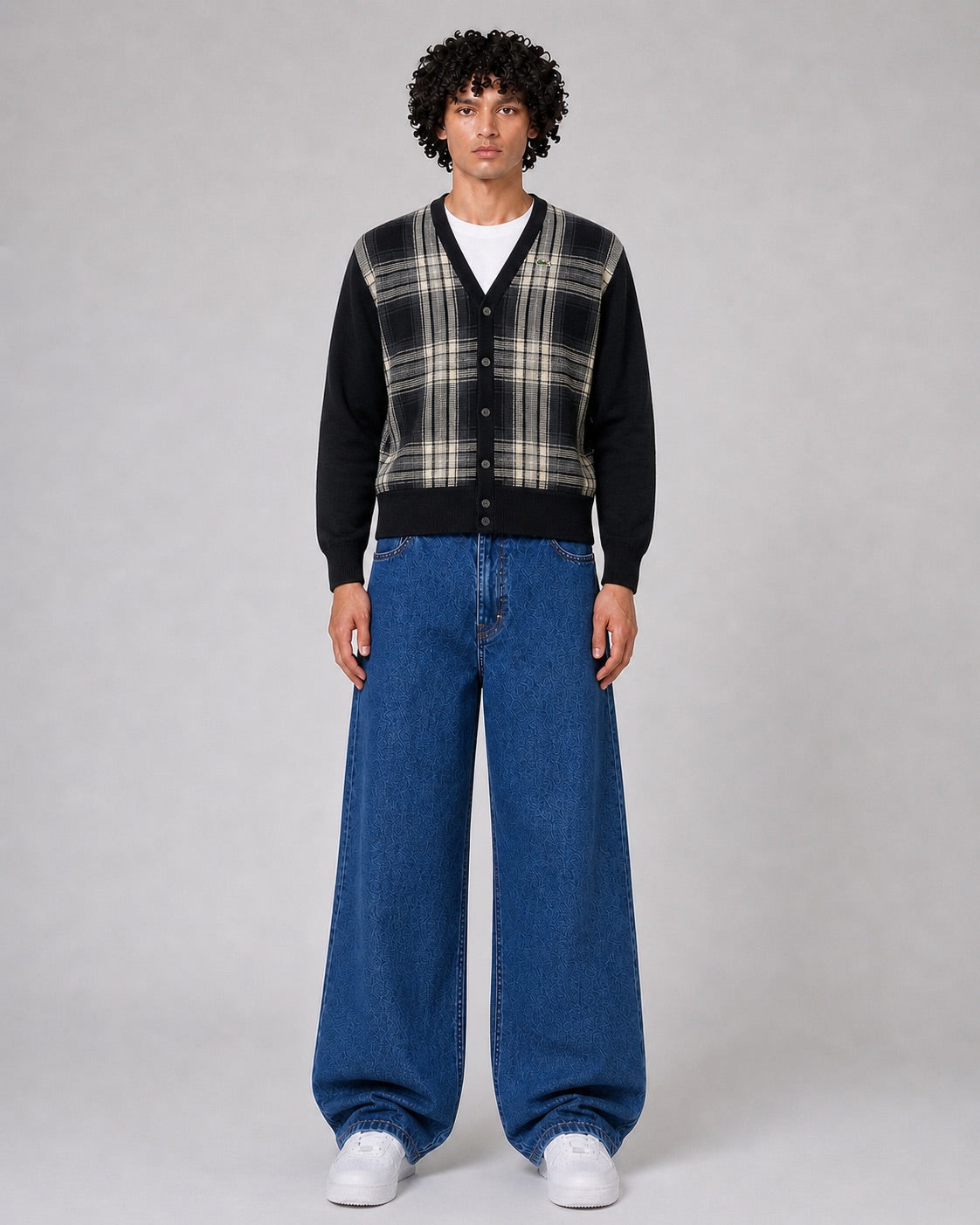 Lacoste Vintage Button-Up Cardigan