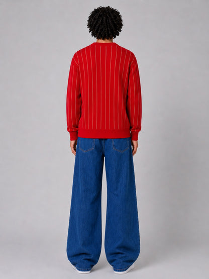 Maglione Lacoste Vintage con Scollo a V